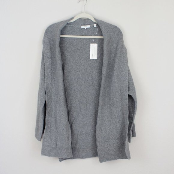 NWT Vince Open Shawl Lapel Cardigan-Cozy Oversized Sweater - Picture 2 of 11